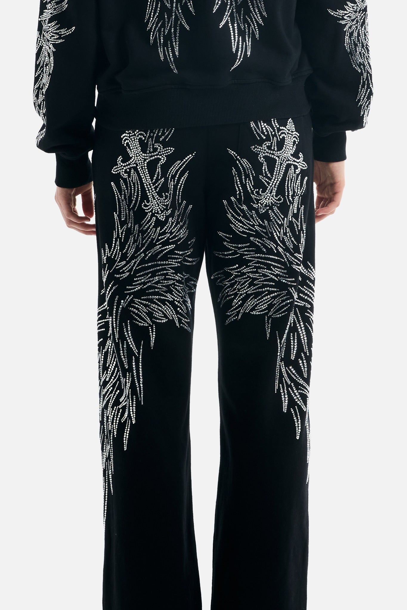 All Over Wings Rhinestone Sweatpants - ecom
