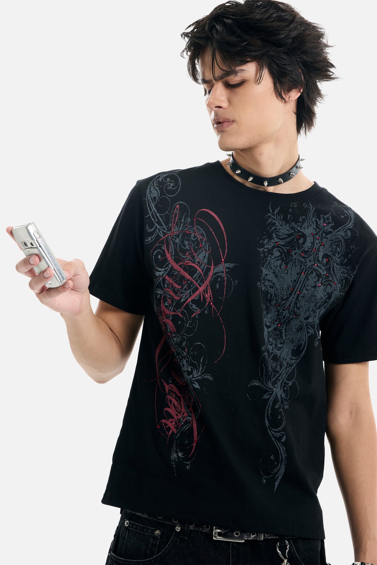 Black Scripture Eclipse Tee