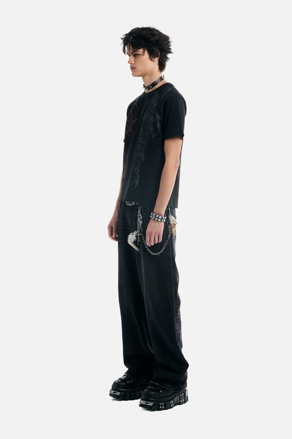 Black Scripture Eclipse Tee