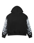 Black Eclipse Zip Hoodie