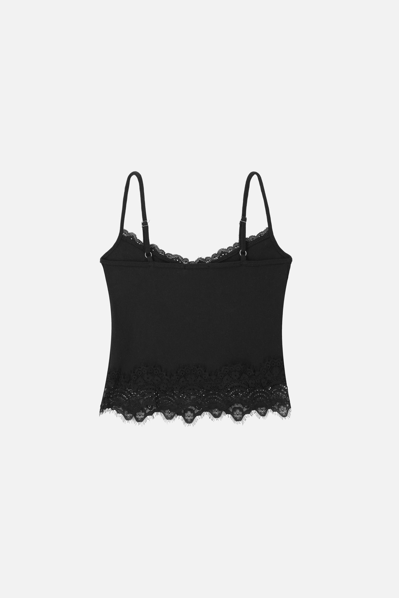 Blessed Rhinestone Lace Crop Tank - packshot