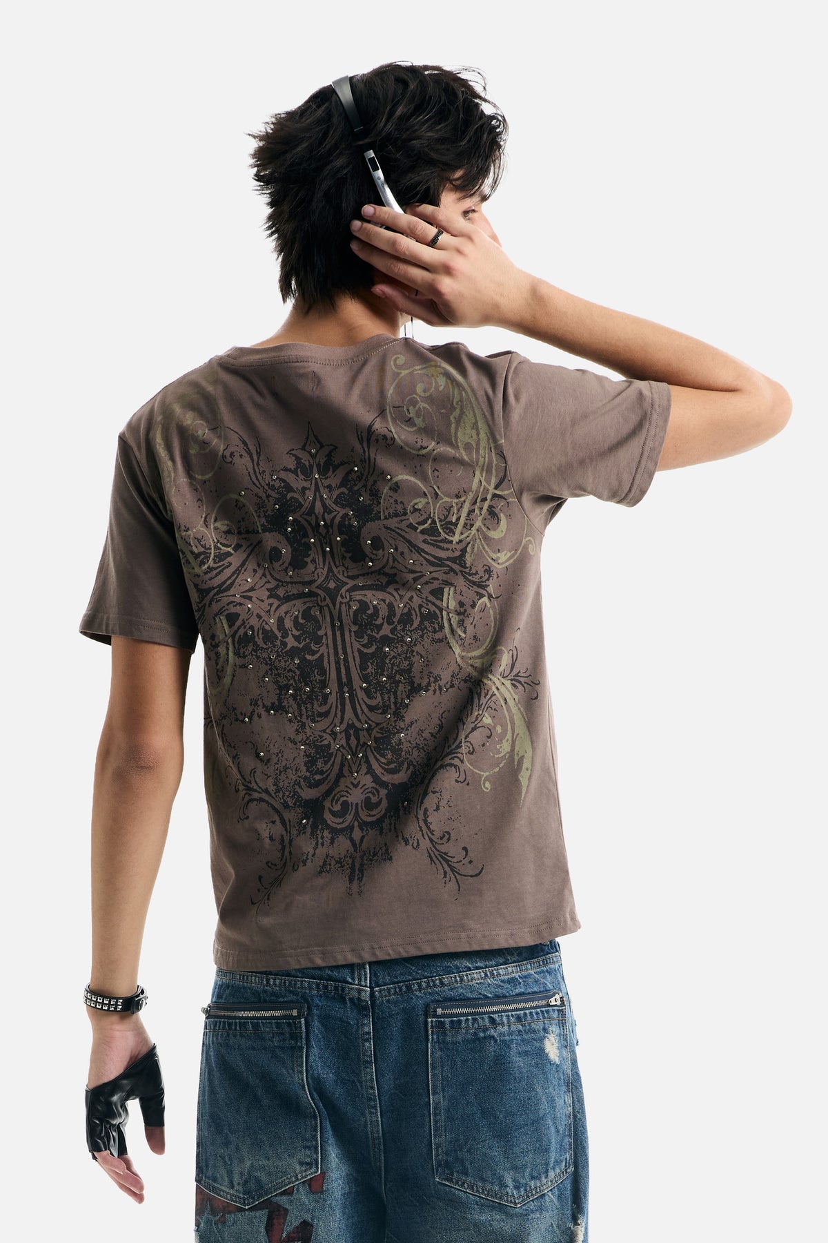 Brown Scripture Eclipse Tee