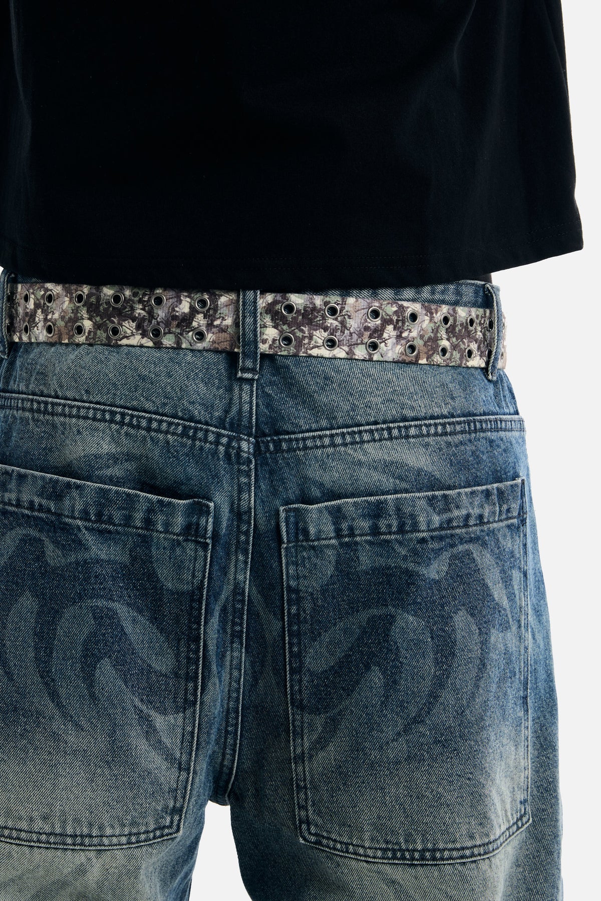 Camo Skull Belt