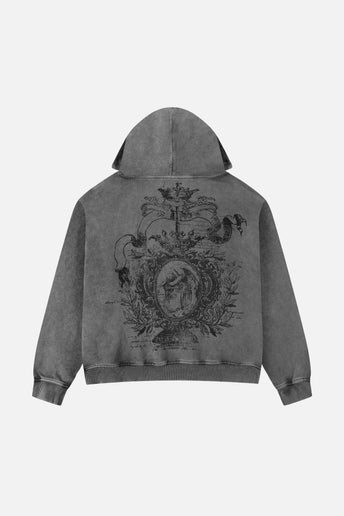Crest Hoodie back