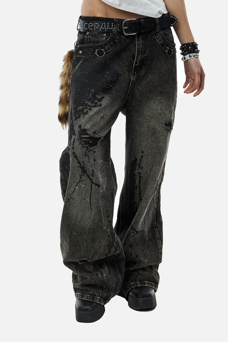 Splatter Outlaw Denim