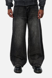 Washed Black Outlaw Denim