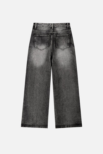 Washed Black Outlaw Denim