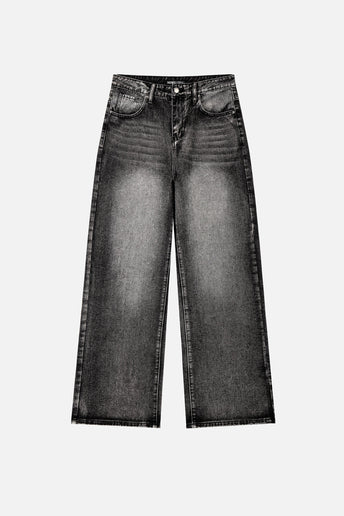 Washed Black Outlaw Denim