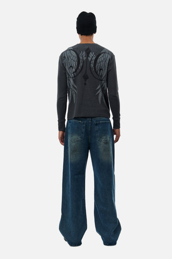 Washed Blue Outlaw Denim