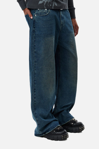 Washed Blue Outlaw Denim