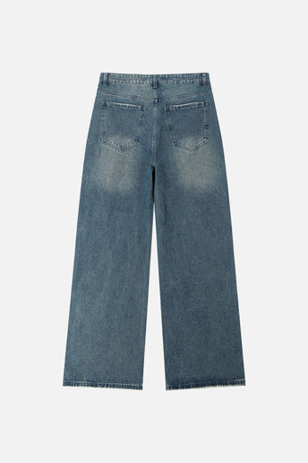 Washed Blue Outlaw Denim