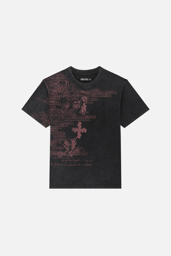 Black Messages Tee