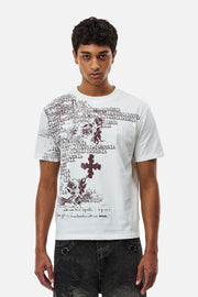 White Messages Tee