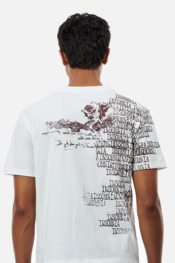 White Messages Tee
