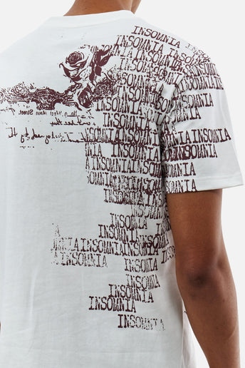 White Messages Tee