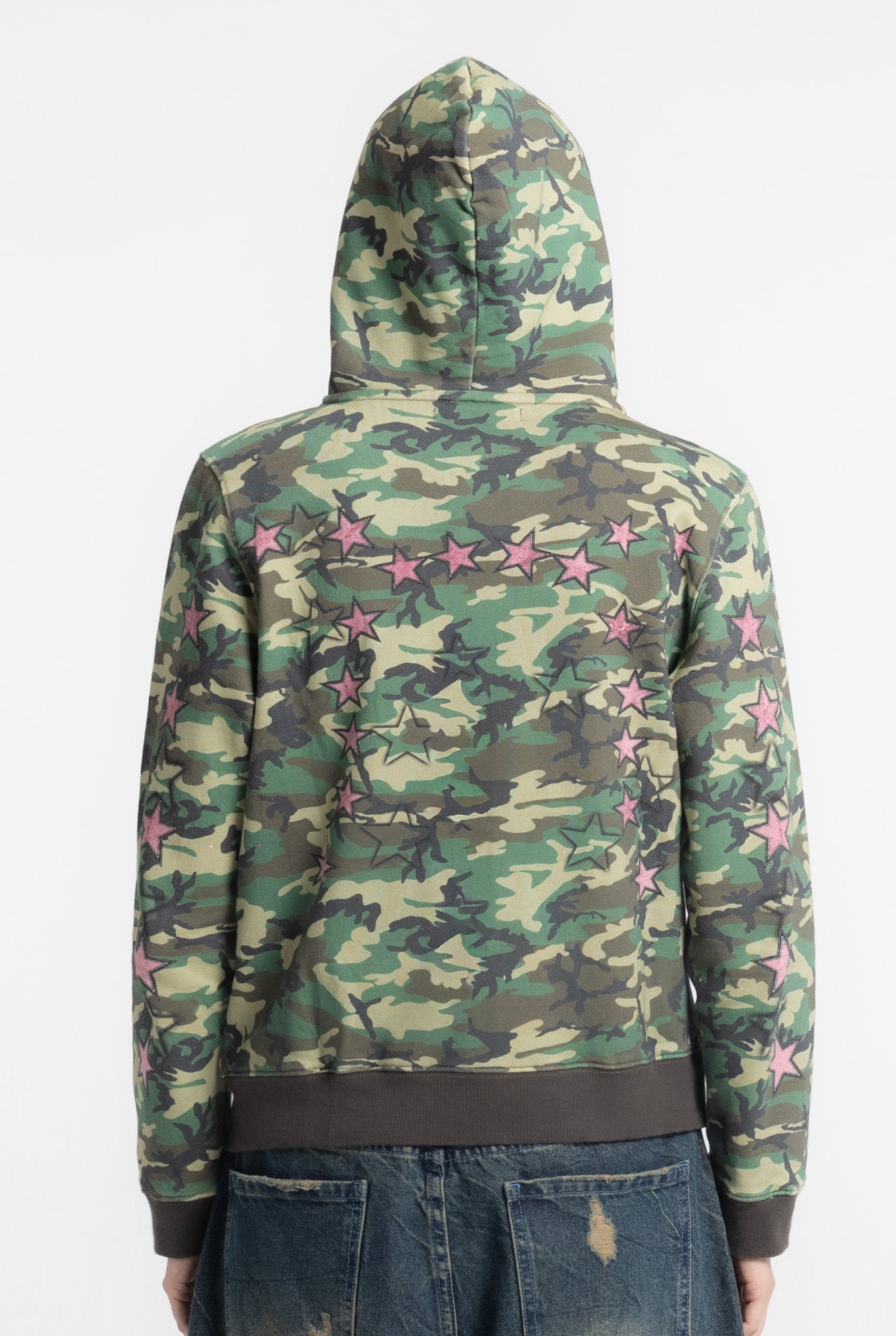 Camo Crush Slim Zip Hoodie