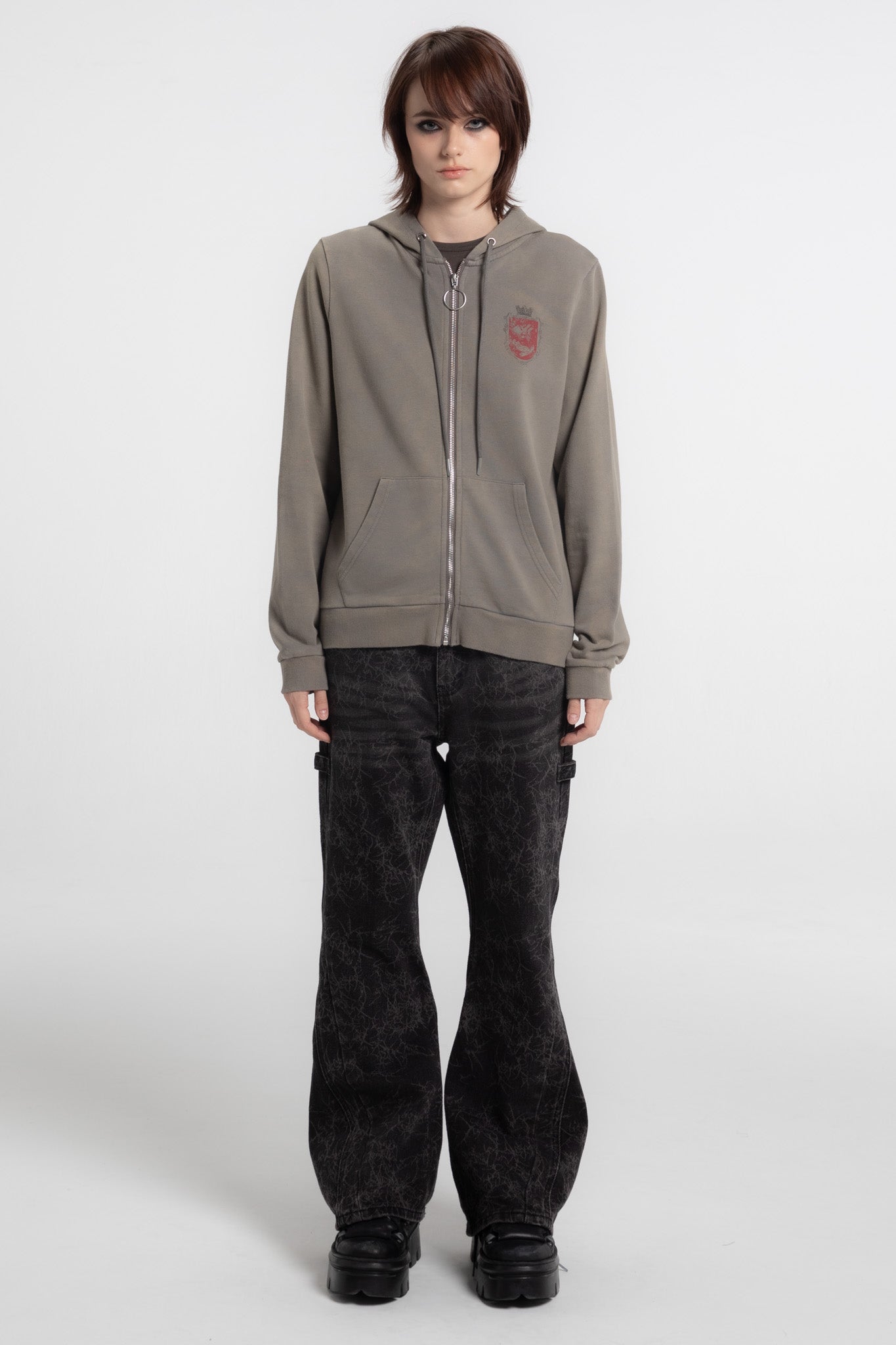 Crest Slim Zip Hoodie