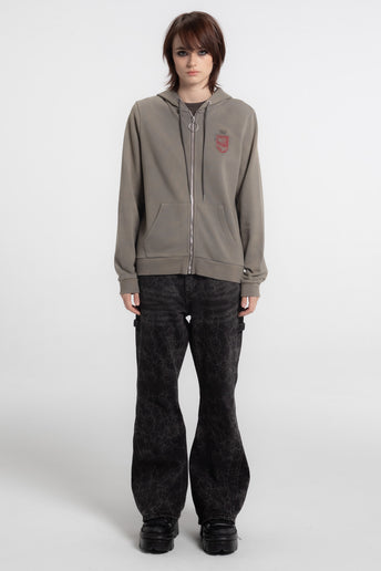Crest Slim Zip Hoodie