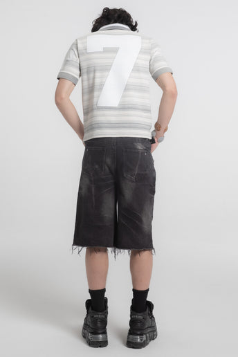 Striped Crest Polo
