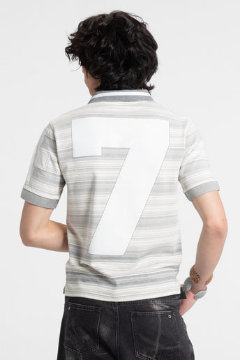 Striped Crest Polo