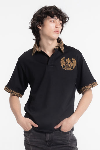 Cheetah Crest Polo