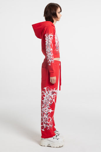 Red Eclipse Sweatpants