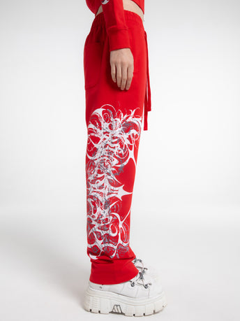 Red Eclipse Sweatpants