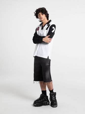 Crest Long Sleeve Polo