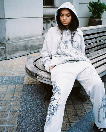 Gray Cathedral Sweatpants
