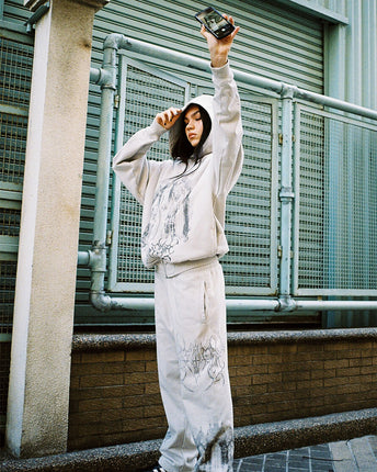 Gray Cathedral Sweatpants