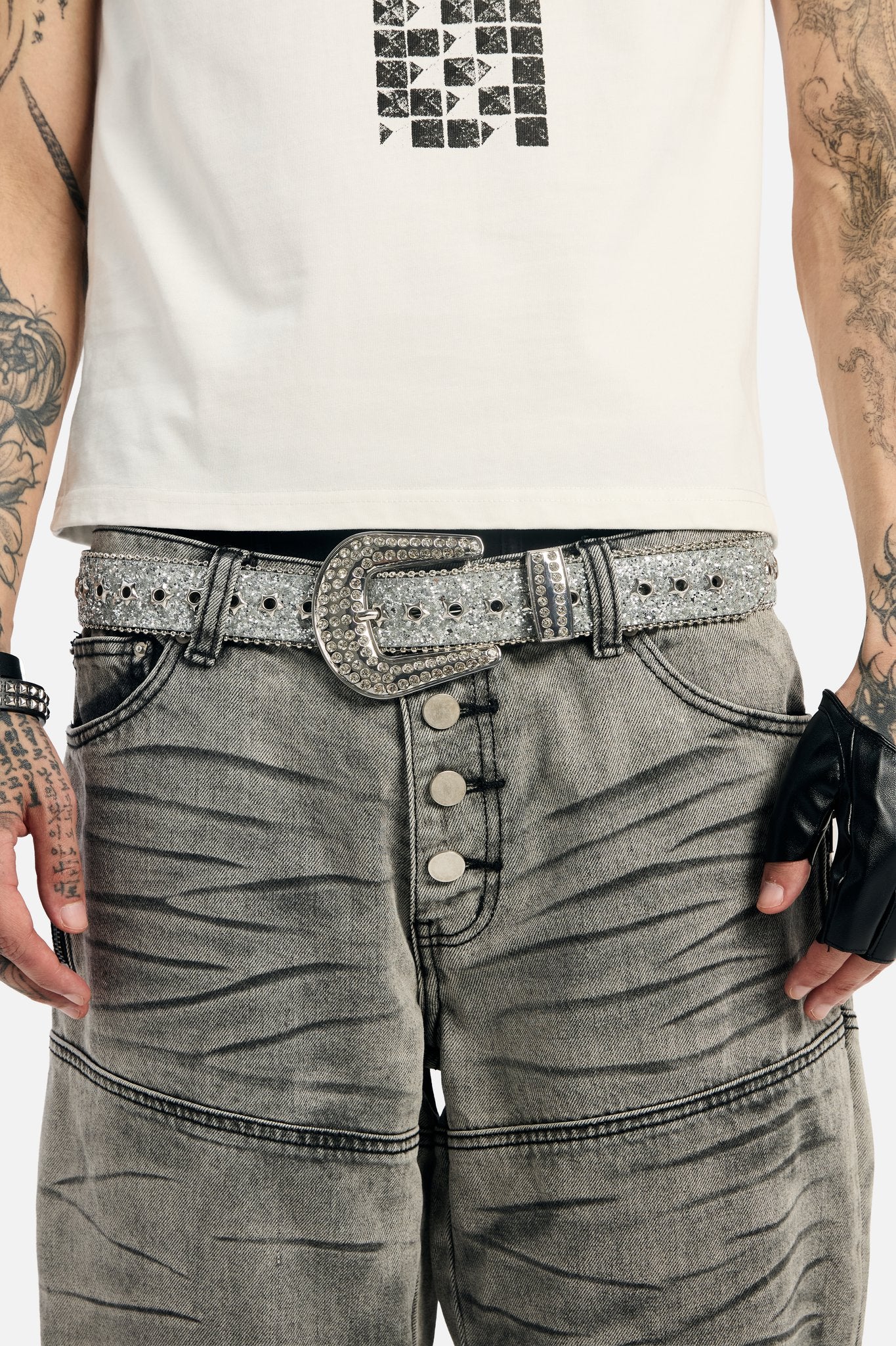 Rhinestone Frontier Belt