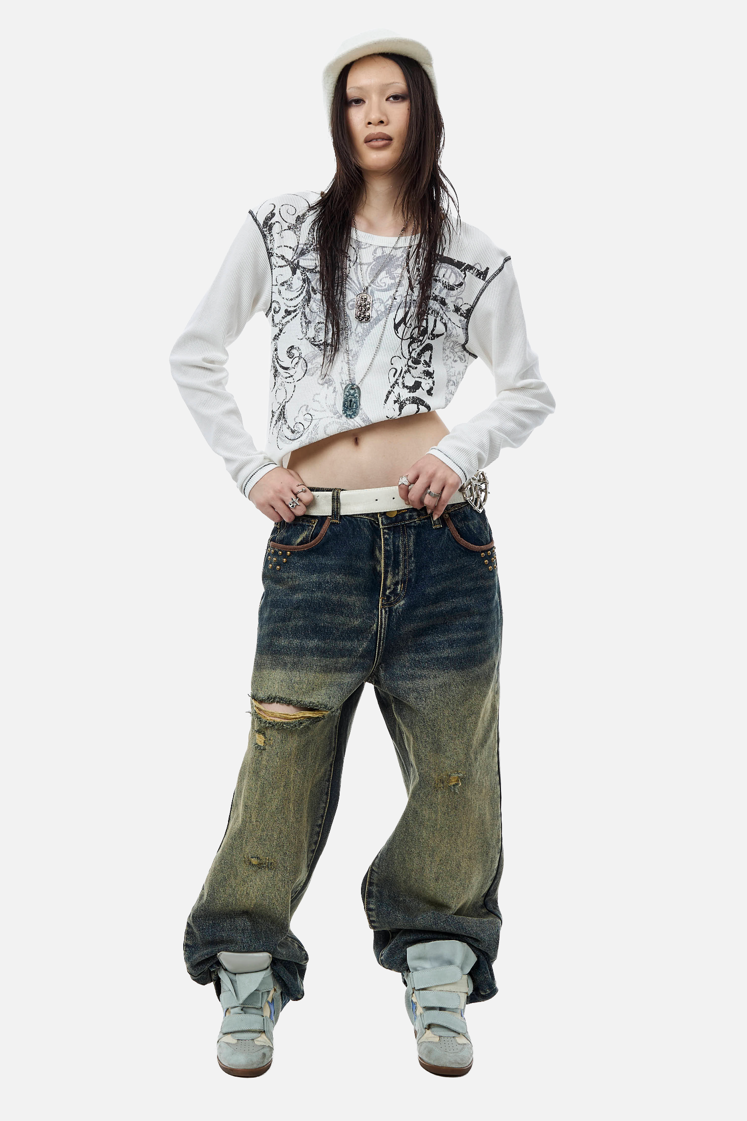 Embellished Outlaw Denim
