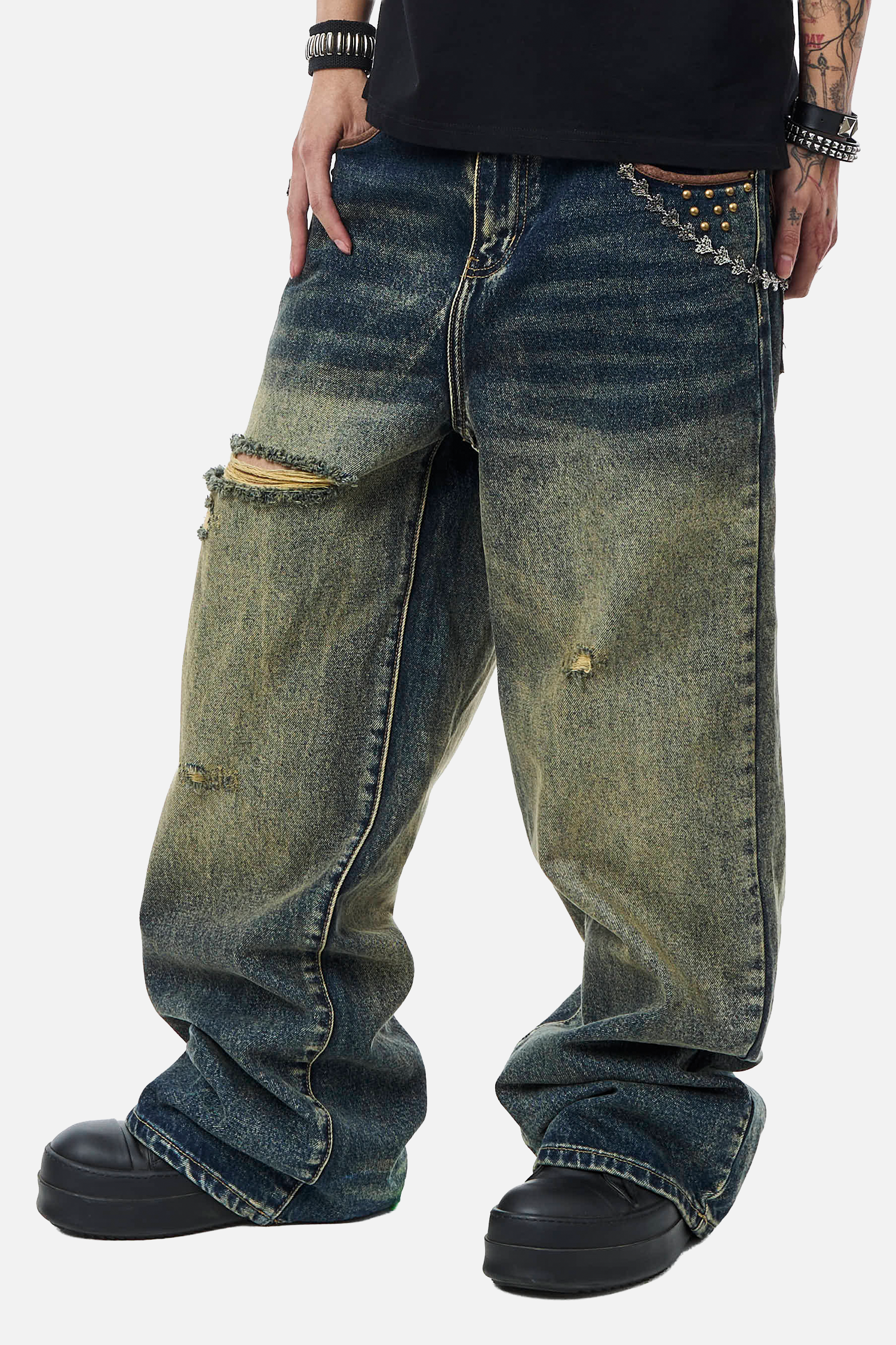 Embellished Outlaw Denim