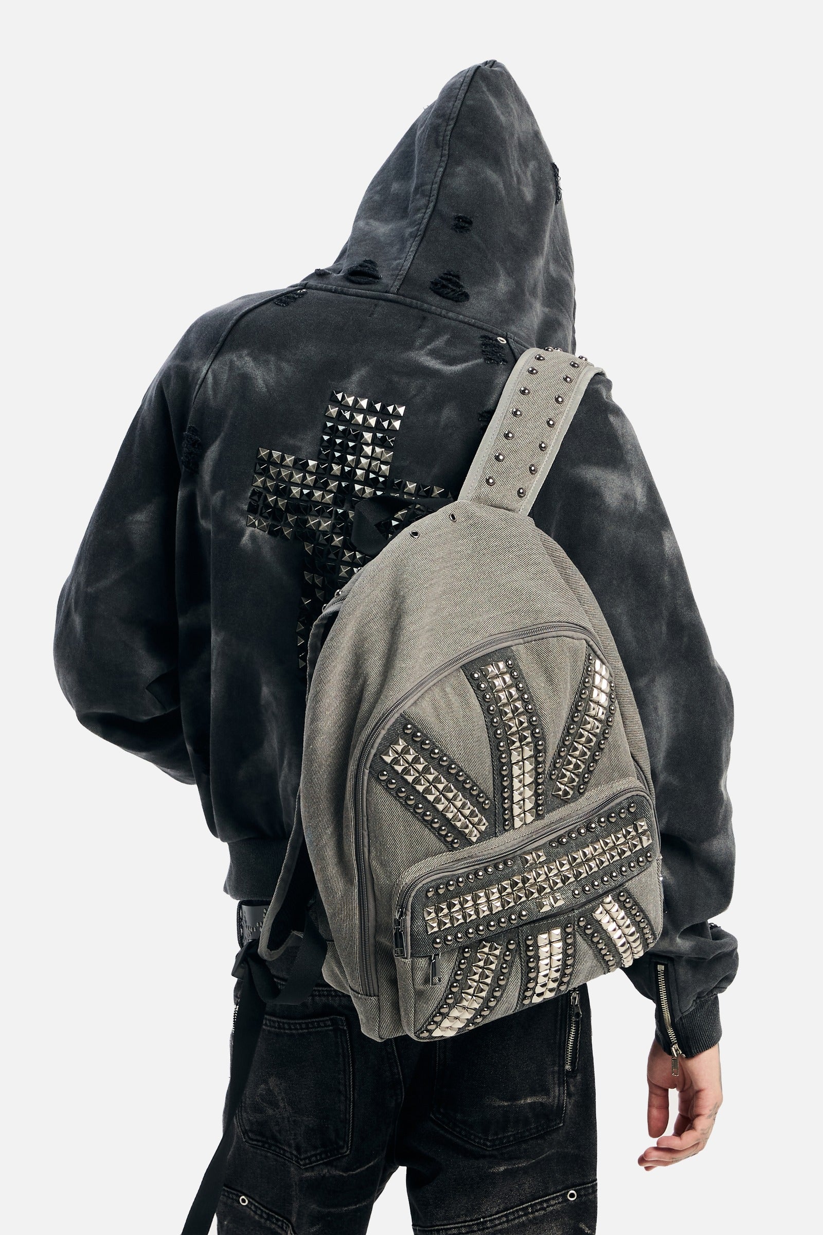 Studded Flag Backpack 1