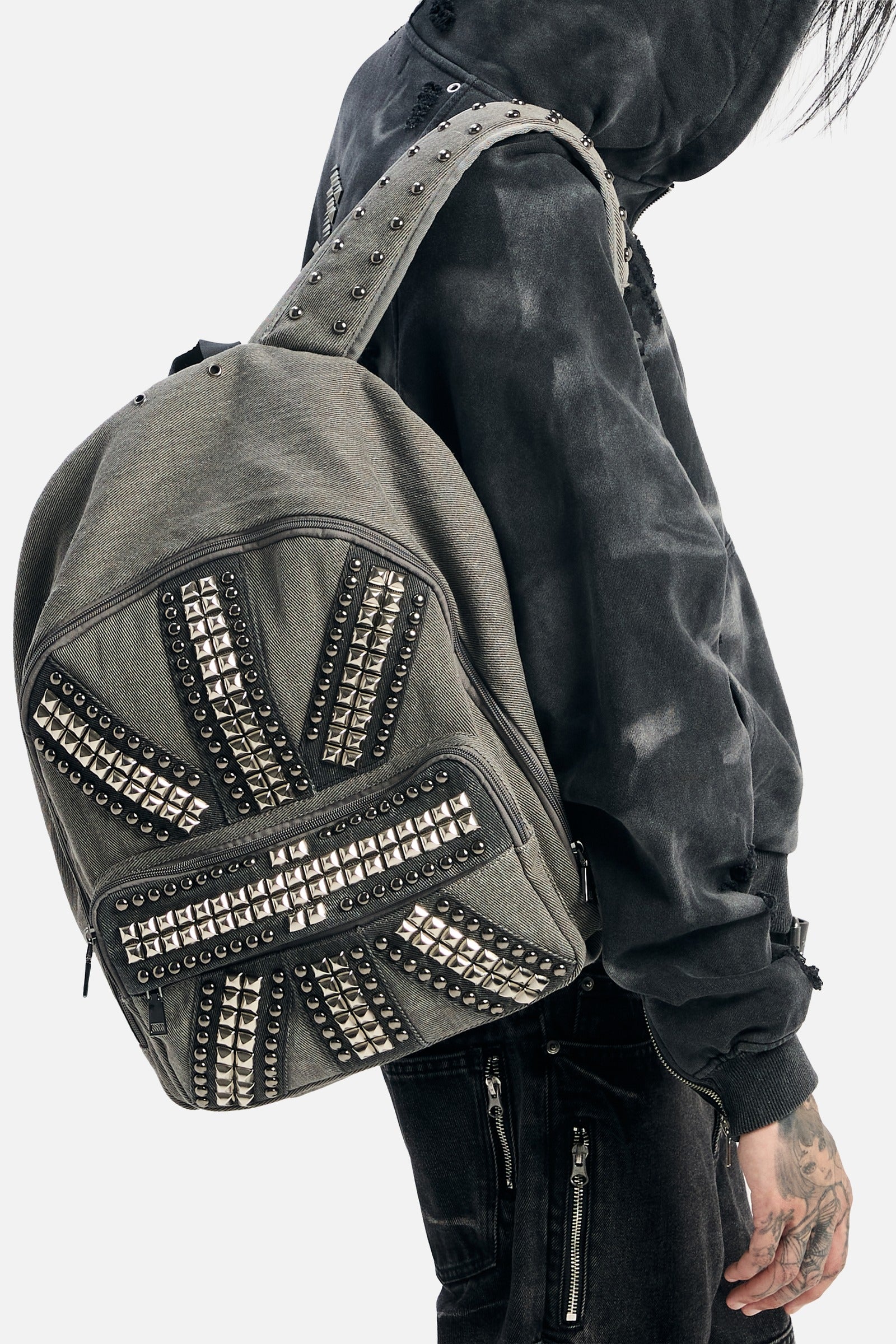 Studded Flag Backpack 2