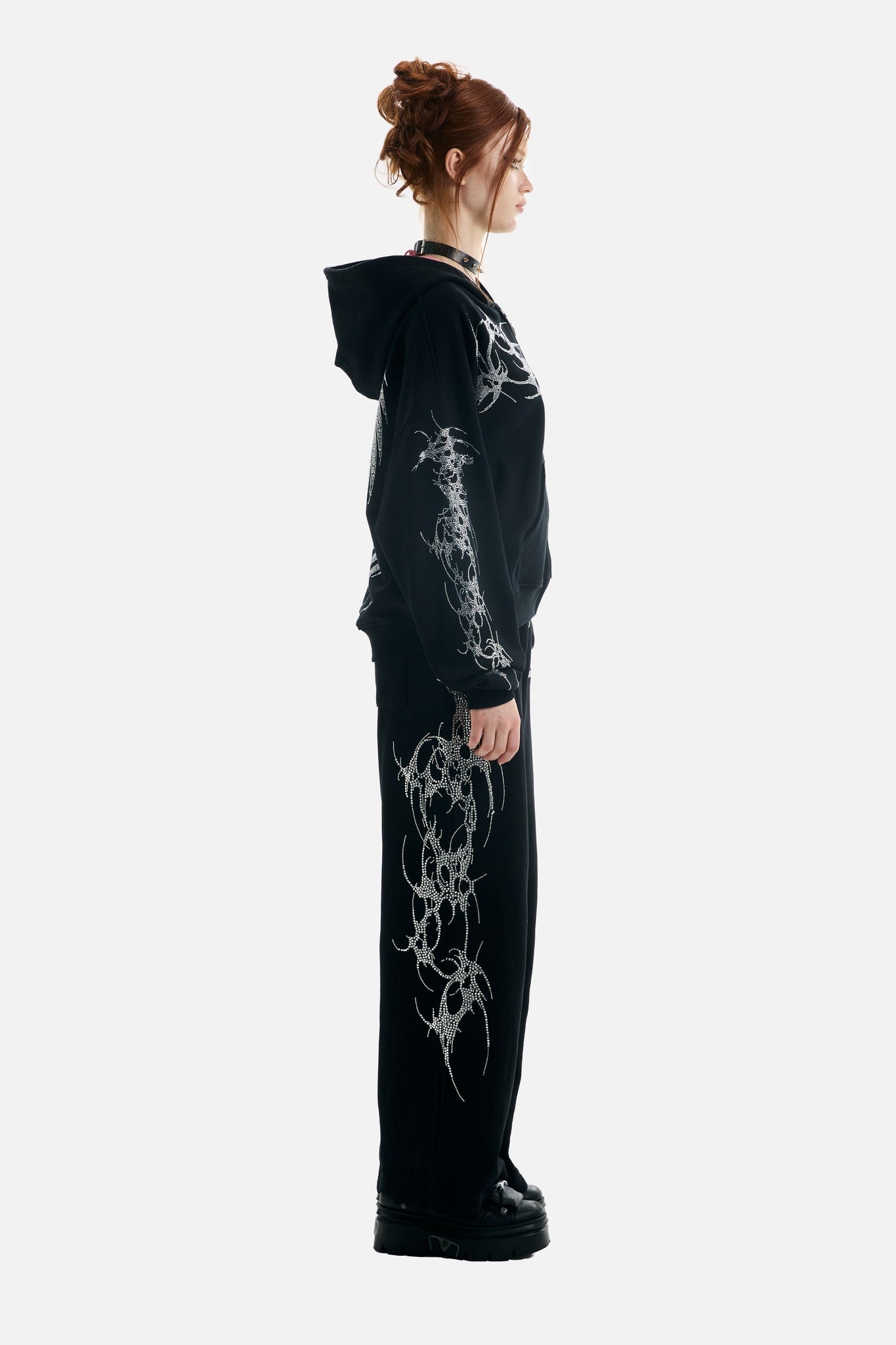 Thorns Rhinestone Hoodie - ecom