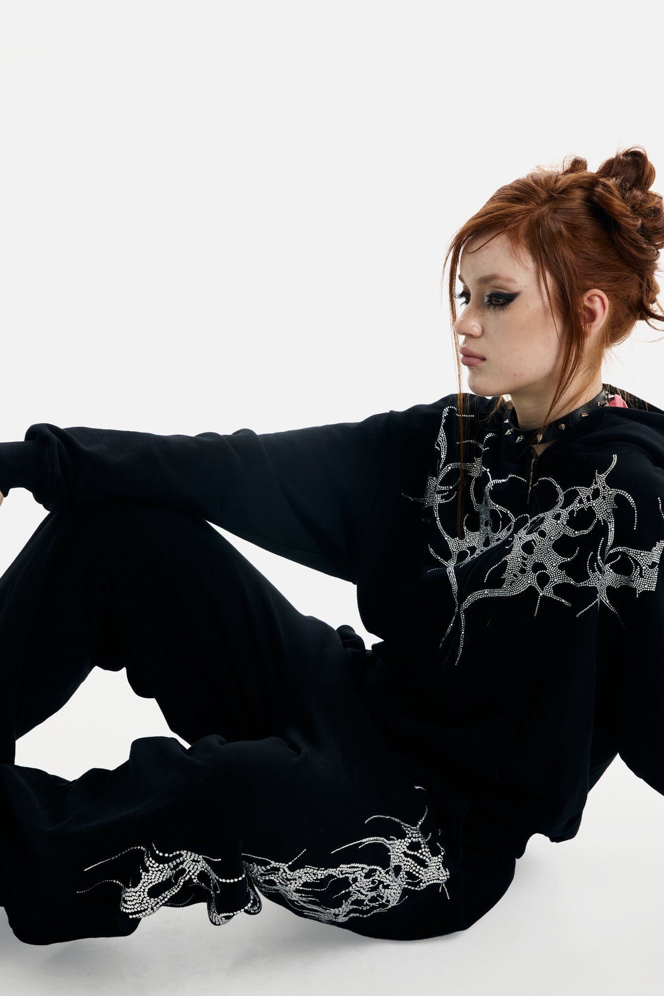 Thorns Rhinestone Hoodie - ecom