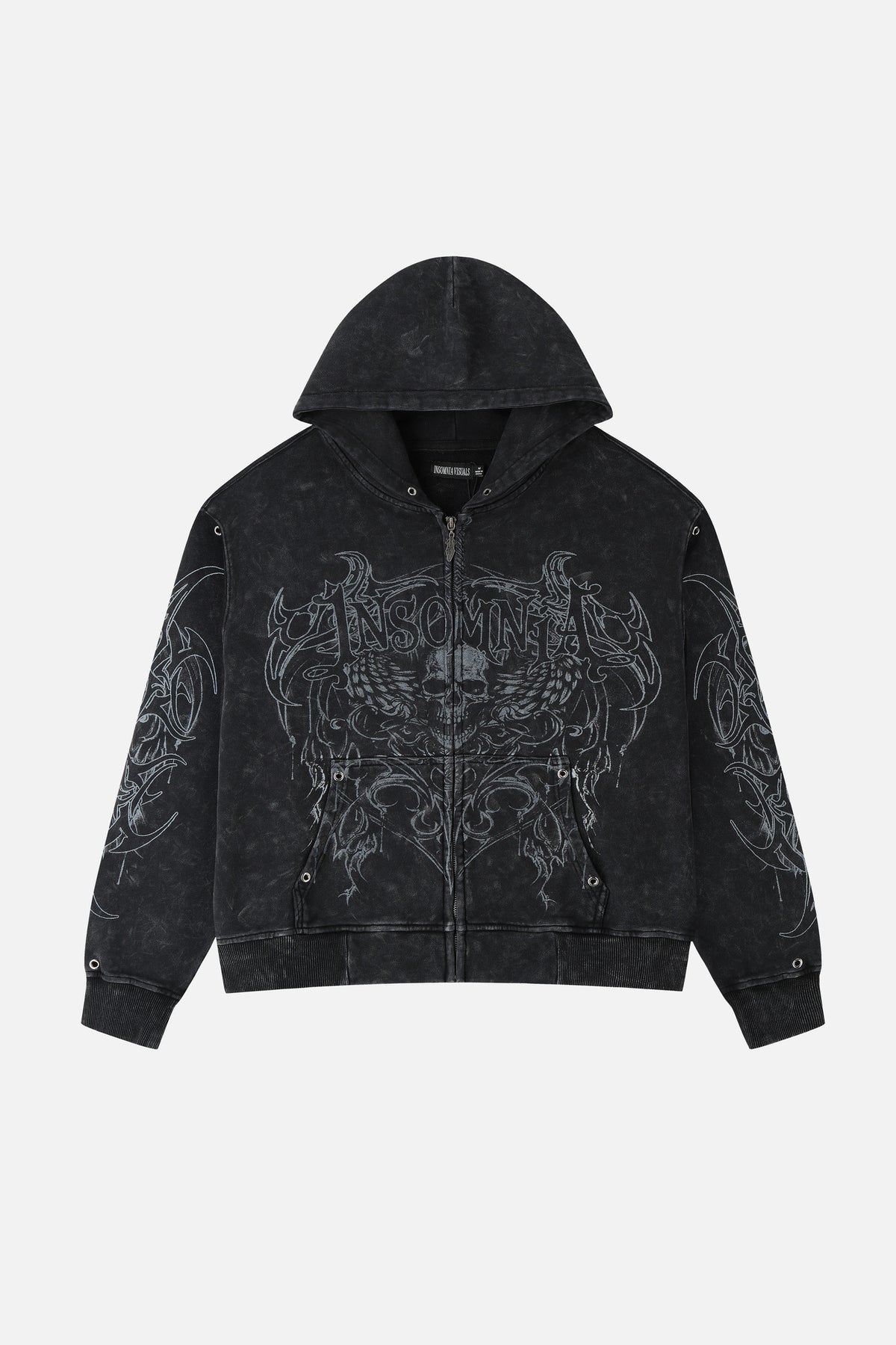 TRIBAL ZIP UP HOODIE