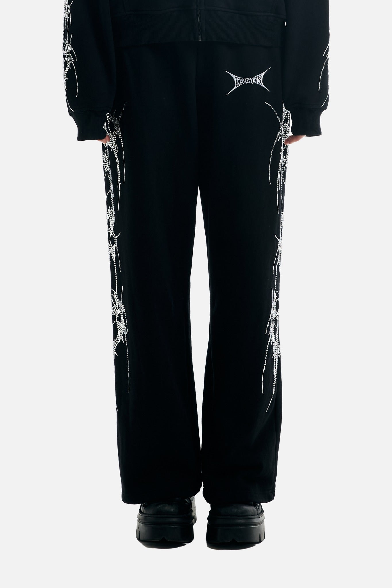 Thorns Rhinestone Sweatpants - ecom