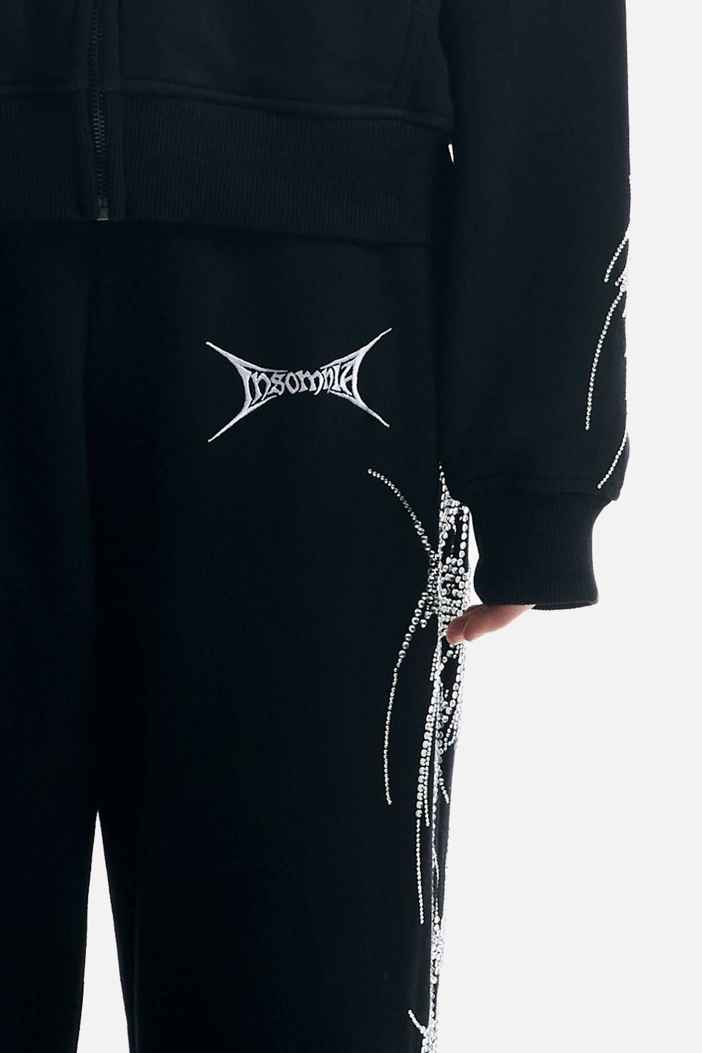 Thorns Rhinestone Sweatpants - ecom