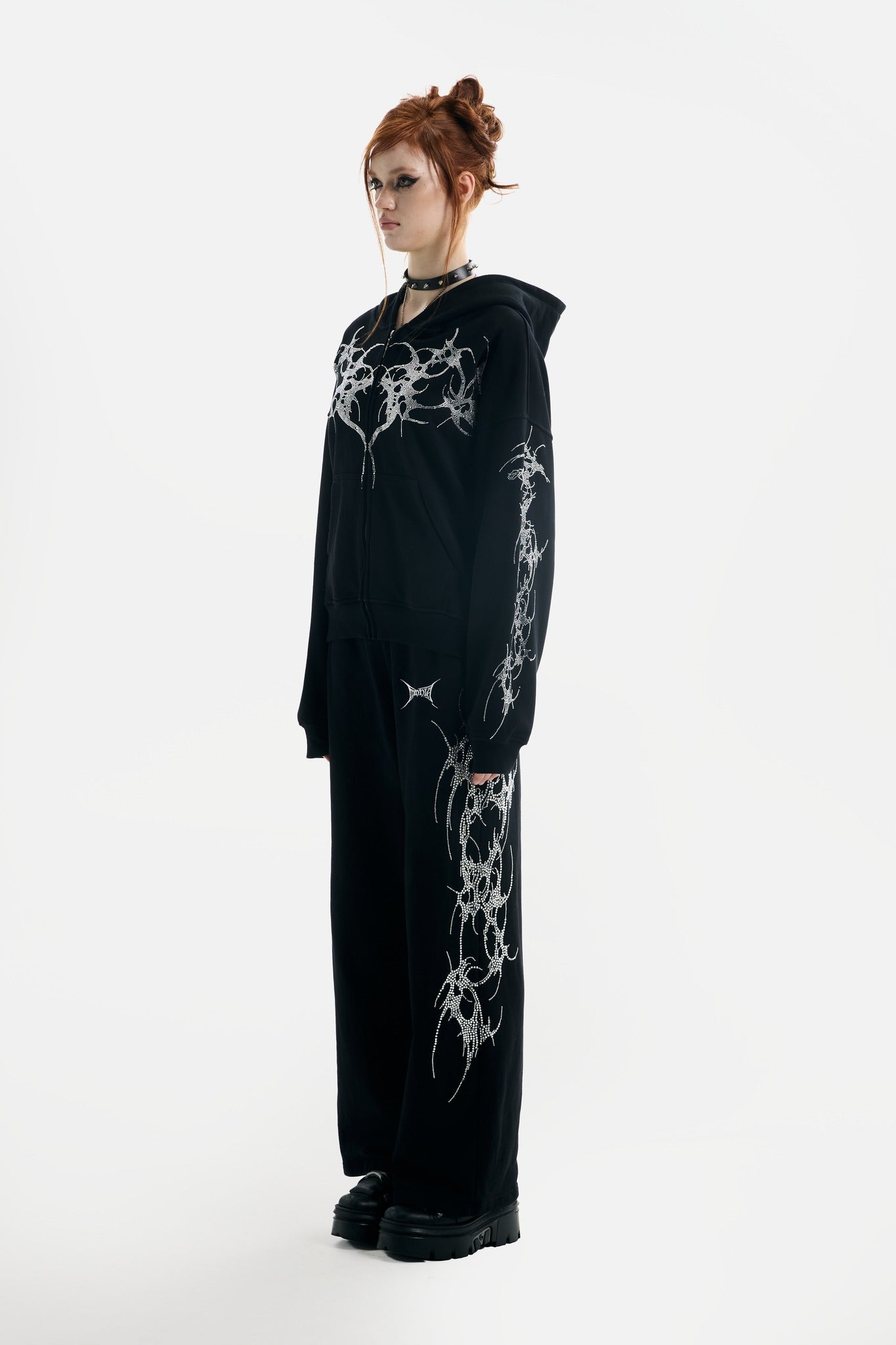 Thorns Rhinestone Sweatpants - ecom