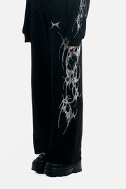 Thorns Rhinestone Sweatpants