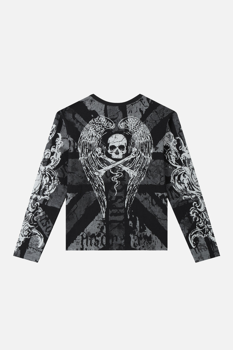 Union Jack Thermal L/S - Back