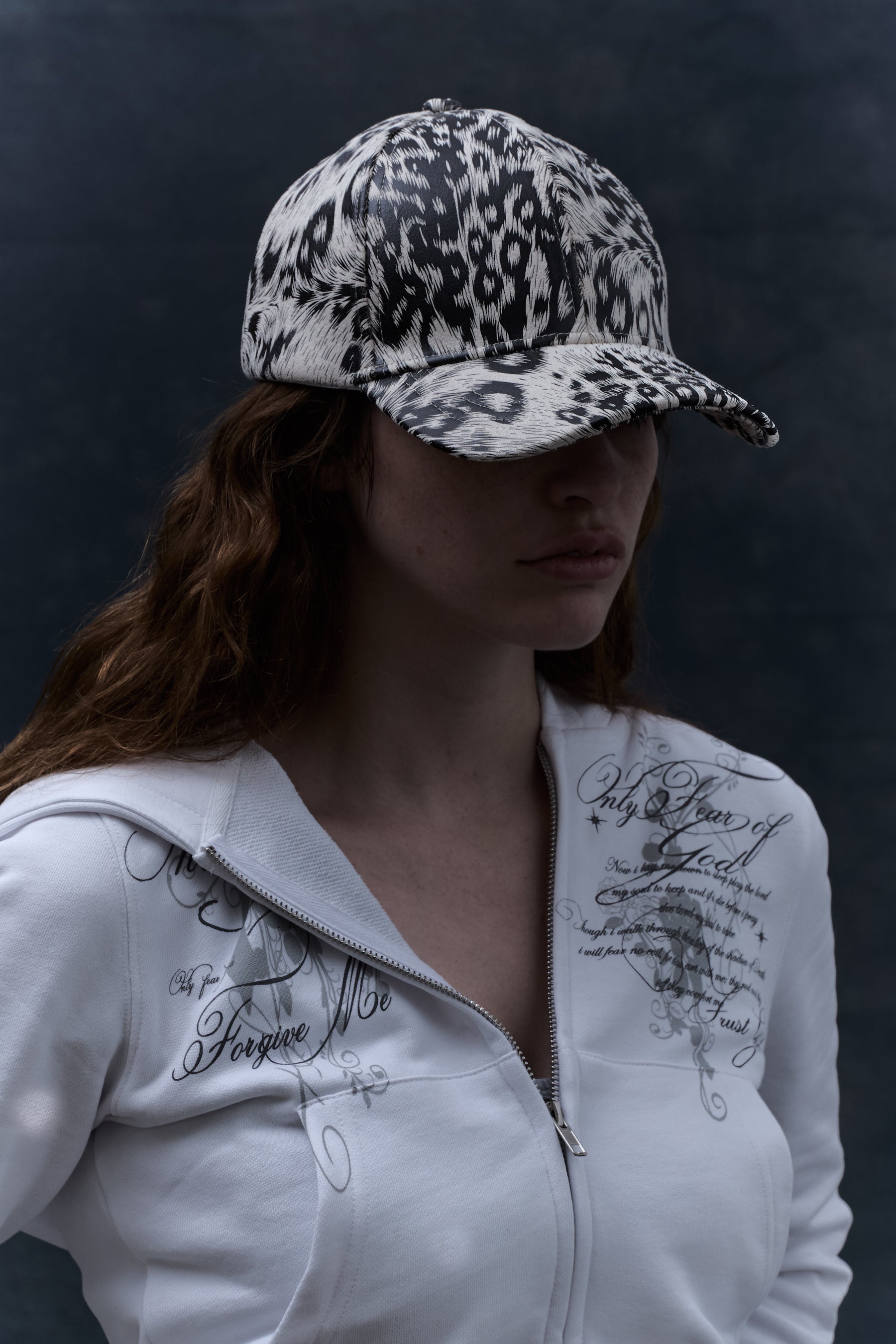 White Cheetah Cap