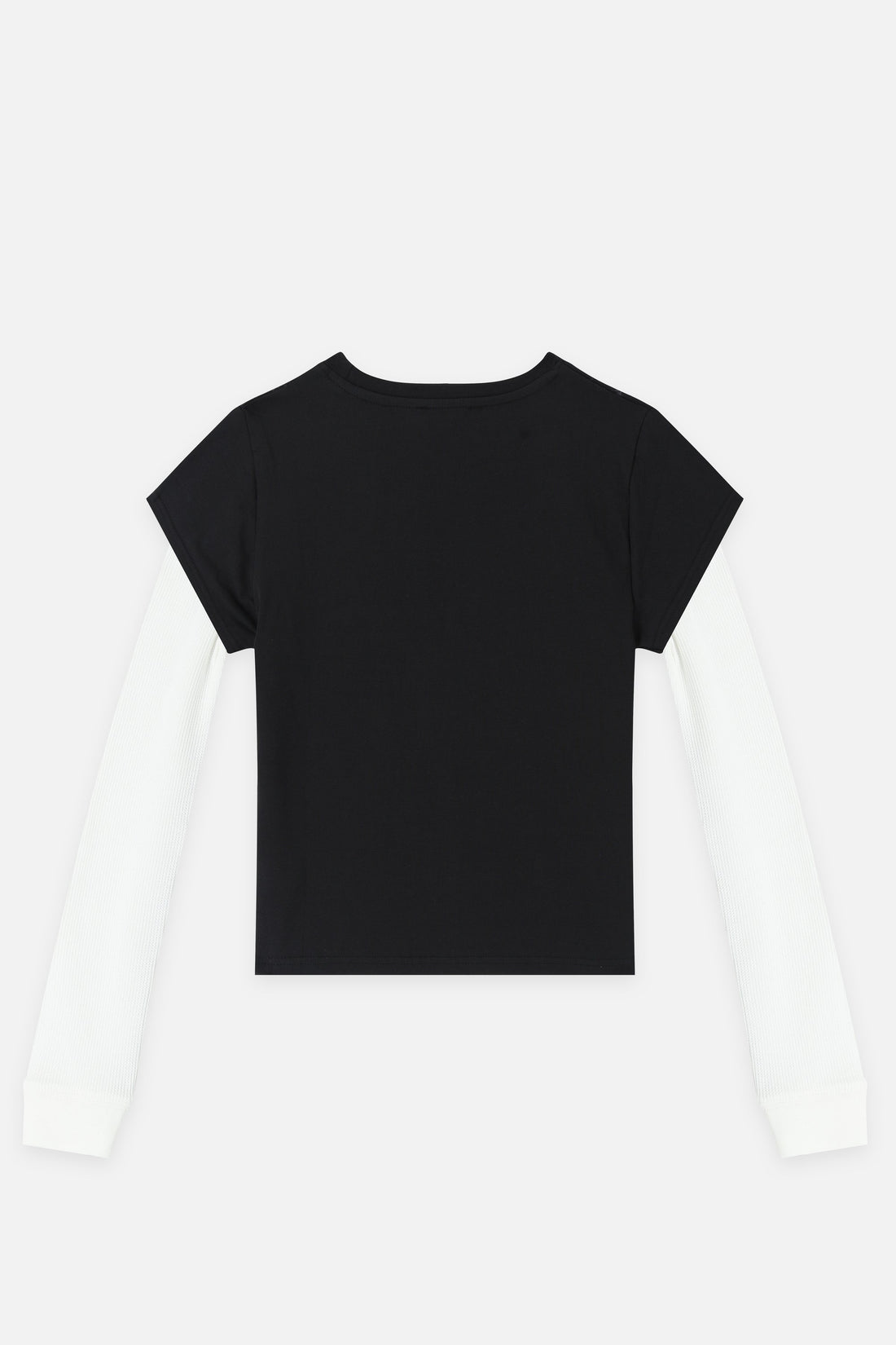 Back of the Wings 2fer Womens Long Sleeve laid flat