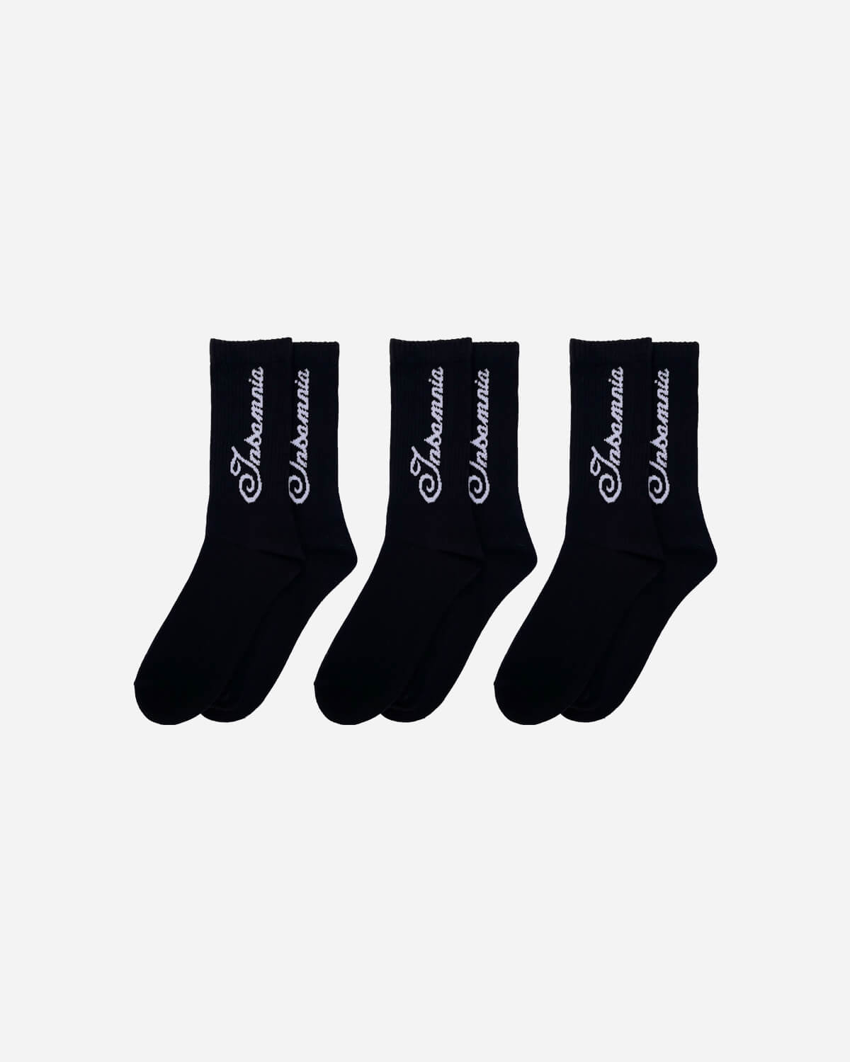 Champion, 3 Pack Logo Socks, Crew Socks